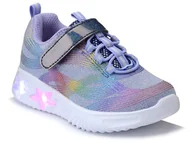Buty dla dziewczynek - Buty dziecięce dziewczęce na rzepy świecące American Club 87/24-25 - miniaturka - grafika 1