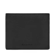 Portfele - Duży Portfel Męski Calvin Klein Micropebble Billfold W Coin LV04D1033G Czarny - miniaturka - grafika 1