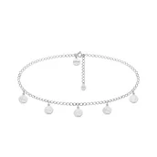 Naszyjniki - Srebrny choker z monetami - miniaturka - grafika 1