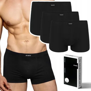 Bokserki Męskie Atlantic 3Bmh-007 3Pary - Xl - Majtki męskie Bokserki Męskie Atlantic 3Bmh-007 3Pary - Xl - Majtki męskie - miniaturka - grafika 1