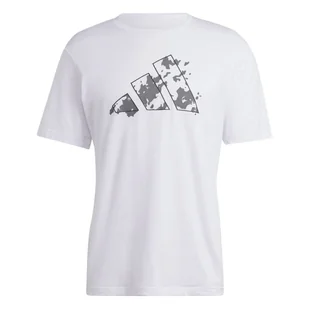 Koszulka męska adidas TRAIN ESSENTIALS SEASONAL GRAPHIC biała IJ9603-M - Koszulki męskie - miniaturka - grafika 1