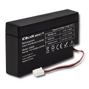 Baterie do zasilaczy awaryjnych UPS - Qoltec Akumulator AGM Qoltec | 12V | 0.8Ah | max.12A 53029 - miniaturka - grafika 1
