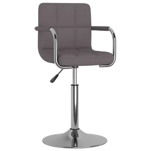 vidaXL Krzesło stołowe kolor taupe tapicerowane tkaniną 3087885 - Krzesła - miniaturka - grafika 1