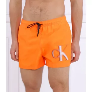 Calvin Klein Swimwear Szorty kąpielowe | Regular Fit - Kąpielówki męskie - miniaturka - grafika 1