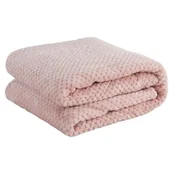 Koce - Koc Mana rozmiar 150 x 200 cm różowy - miniaturka - grafika 1