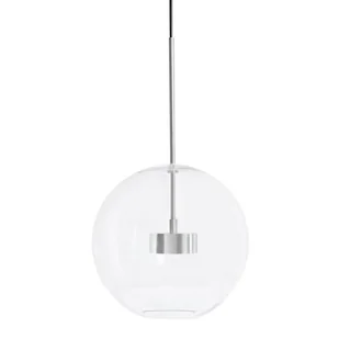 Lampa wisząca CAPRI chrom - 60 LED, aluminium, szkło XCP9148-1.CHROM - Lampy sufitowe - miniaturka - grafika 1