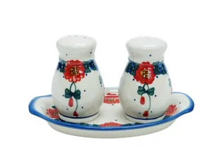 Ceramiczny zestaw solniczka Ceramika Bolesławiec - Młynki do soli i pieprzu Ceramiczny zestaw solniczka Ceramika Bolesławiec - Młynki do soli i pieprzu - miniaturka - grafika 1