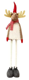 Skrzat świąteczny jeleń LED regulowane nogi DUŻY 115 cm - Ozdoby bożonarodzeniowe - miniaturka - grafika 1