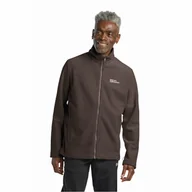 Kurtki i kamizelki sportowe męskie - Męska kurtka polarowa Jack Wolfskin WINTERSTEIN FZ M peat - M - miniaturka - grafika 1