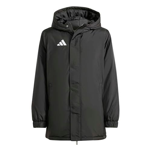 adidas uniseks-kind Entrada26 Stadium Jacket Kids, black/white, 11-12 Years