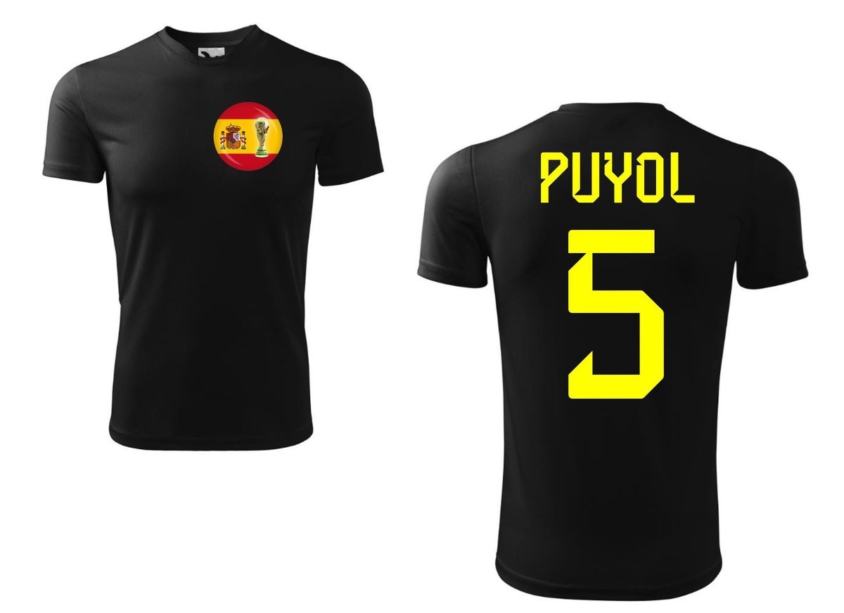 Treningowa Koszulka HISZPANIA CARLES PUYOL 3 jr