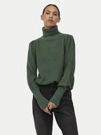 Swetry damskie - Vila Golf Lou 14075811 Zielony Regular Fit - miniaturka - grafika 1