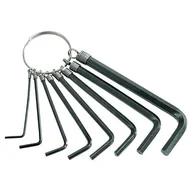 Klucze i nasadki - MEGA Klucze imbusowe komplet 9 sztuk, (1,5-10 mm) - miniaturka - grafika 1