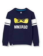 Bluzy dla chłopców - LEGO Bluza chłopięca Mwc Ninjago, 590 Dark Navy, 92 cm - miniaturka - grafika 1
