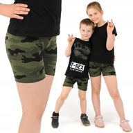 Legginsy - Krótkie spodenki Moro Legginsy 1/2 Kolarki Dziecięce Getry Szorty 116 - miniaturka - grafika 1