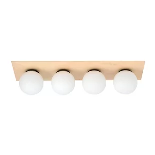 Emibig Kenzo lampa sufitowa 4-punktowa brązowa/biała 1142/4 - Lampy sufitowe - miniaturka - grafika 2
