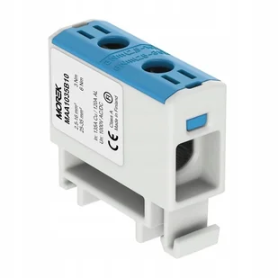 Geberit morek OTL35 kolor niebieski 1xAl/Cu 2,5-35mm2 1000V Zacisk uniwersalny MAA1035B10 MAA1035B10 - Kostki, złączki, wtyczki - miniaturka - grafika 1