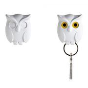 Gadżety do domu - Unbekannt Qualy Night Owl smycz na klucze  White [A] 5217052WH - miniaturka - grafika 1