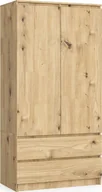 Szafy - Fabryka Mebli Akord Szafa S 90 cm 2 drzwi 2 szuflady - dąb artisan - miniaturka - grafika 1