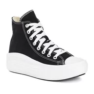 Trampki damskie - Trampki damskie Converse Chuck Taylor All Star Move Platform Hi black/natural ivory/white 39 EU - miniaturka - grafika 1