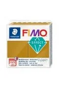 Masy plastyczne - Masa termoutwardzalna Fimo 57g złoty metaliczny - miniaturka - grafika 1