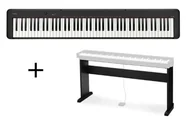 Instrumenty klawiszowe - Casio CDP-S100 BK + Statyw CS-46  ♦ 30 DNI NA ZWROT ♦ GWARANCJA DOOR-TO-DOOR ♦ SZYBKA WYSYŁKA - miniaturka - grafika 1