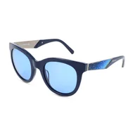 Okulary przeciwsłoneczne - Okulary Przeciwsłoneczne marki Swarovski model SK0126 kolor Czarny. Akcesoria Damskie. Sezon: Wiosna/Lato - miniaturka - grafika 1