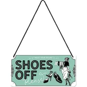 Tablice i flipcharty - Nostalgic-Art Merchandising Gmb, Tabliczka zawieszana Shoes Off - miniaturka - grafika 1