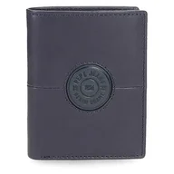 Portfele - Pepe Jeans Cracker Portfel pionowy z portmonetką Niebieski 8,5x10,5x1 cms Skóra, niebieski, Talla única, Portfolio pionowe z toreb - miniaturka - grafika 1