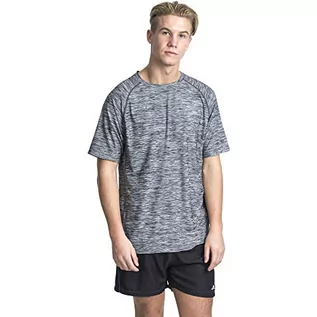 Koszulki męskie - Trespass T-shirt męski Quick Dry Carbon Marl L MATOTSN10001_CMAL - grafika 1