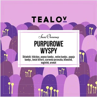 Herbata TEALOV Susz owocowy PURPUROWE WYSPY 100G - Herbata - miniaturka - grafika 1