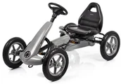 Jeździki dla dzieci - Gokart na pedały Meteor GM/1904 ciemny szary Uniwersalny - miniaturka - grafika 1