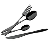 Zestawy sztućców - SZTUĆCE 24 ELEM. BERLINGER HAUS BH-3063 POŁYSK SHINY BLACK - miniaturka - grafika 1