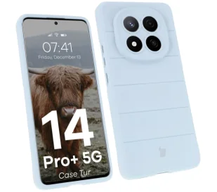 Bizon Tur do Xiaomi Redmi Note 14 Pro Plus 5G Jasnoniebieskie - Etui i futerały do telefonów - miniaturka - grafika 1