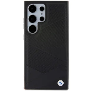 BMW BMHCS24L23RCGPK S24 Ultra S928 czarny/black hardcase Signature Leather Crossing Lines Pattern - Etui i futerały do telefonów - miniaturka - grafika 9