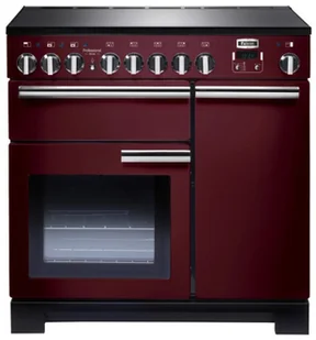 Kuchenka elektryczna Kuchnia z płytą indukcyjną FALCON Professional Deluxe 90 Żurawinowy chrom - Kuchenki elektryczne - miniaturka - grafika 1