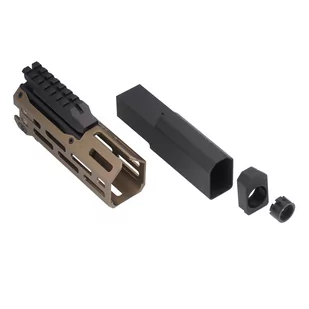 Strike Industries -  Łoże M-LOK do CZ Scropion EVO Strike 6” Handguard - FDE - SI-CEVO-HG-6-FDE - Osprzęt do wiatrówek - miniaturka - grafika 3