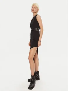 Patrizia Pepe Sukienka koktajlowa 8A1253 J171 Czarny Regular Fit - Sukienki - miniaturka - grafika 1