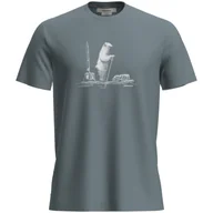 Koszulki sportowe męskie - Koszulka męska Icebreaker M Mer 150 Tech Lite SS T Pol Paddle Rozmiar: XL / Kolor: niebieski - miniaturka - grafika 1