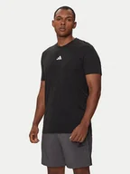 Koszulki sportowe męskie - adidas Koszulka techniczna Designed for Training IK9725 Czarny Slim Fit - miniaturka - grafika 1
