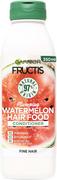 Odżywki do włosów - Garnier Fructis Plumping Watermelon Hair Food Conditioner 350 ml - miniaturka - grafika 1