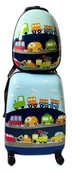 Walizki - Koparka Traktor Auta Walizka Dzieci Bagaż Plecak - miniaturka - grafika 1
