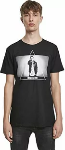 Mister Tee Eminem Triangle Tee koszulka męska z nadrukiem zdjęcia rapera, czarny, XXXXL - Koszulki męskie - miniaturka - grafika 1