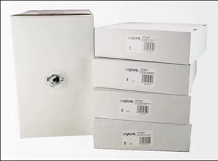 Logilink Kabel transmisyjny drut 4x2xAWG24/1,UTP,CCA,100m (CPV0019) - Kable miedziane - miniaturka - grafika 1