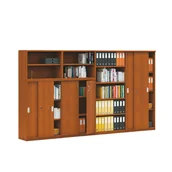 Zestawy mebli biurowych - Zestaw szaf MIRELLI A+, typ D, czereśnia - miniaturka - grafika 1