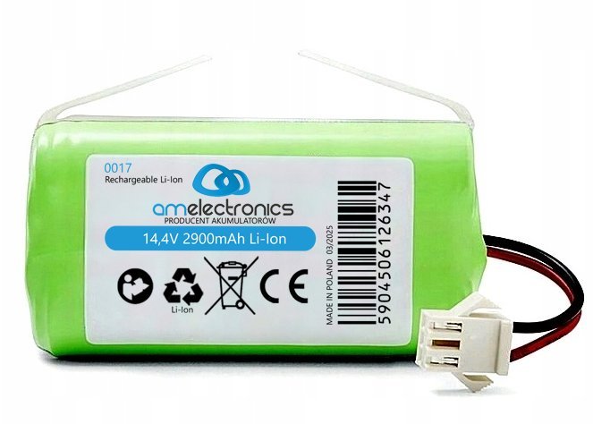 Concept Solution Akumulator zamiennik do Concept VR3000/ VR3100/ VR3110/ VR3115 14,4V 2,9Ah 0017