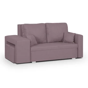 Sofa kanapa 2 os z funkcją spania MILO2 różowa - Sofy i kanapy - miniaturka - grafika 1