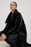 Płaszcze damskie - Answear Lab płaszcz damski kolor czarny zimowy - miniaturka - grafika 1