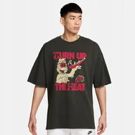 Koszulki męskie - T-Shirt Nike NSW TEE SLVLS HOT ONES HQ9254-355 zielony L - miniaturka - grafika 1