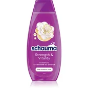 Szampony do włosów - Schauma Strength & Vitality Shampoo szampon do włosów cienkich i łamliwych 400ml - miniaturka - grafika 1
